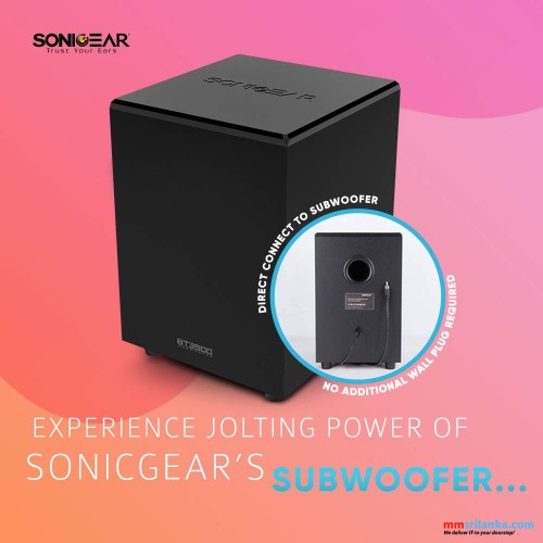 SONICGEAR SONICBAR BT3500 SOUNDBAR AND SUBWOOFER (1Y)